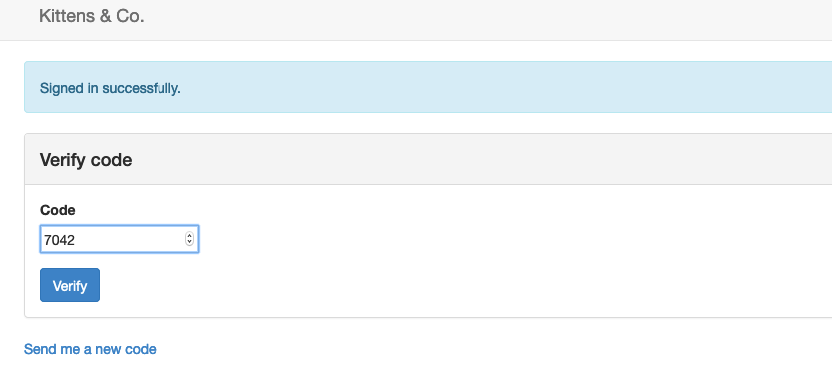 確認コードを入力してください