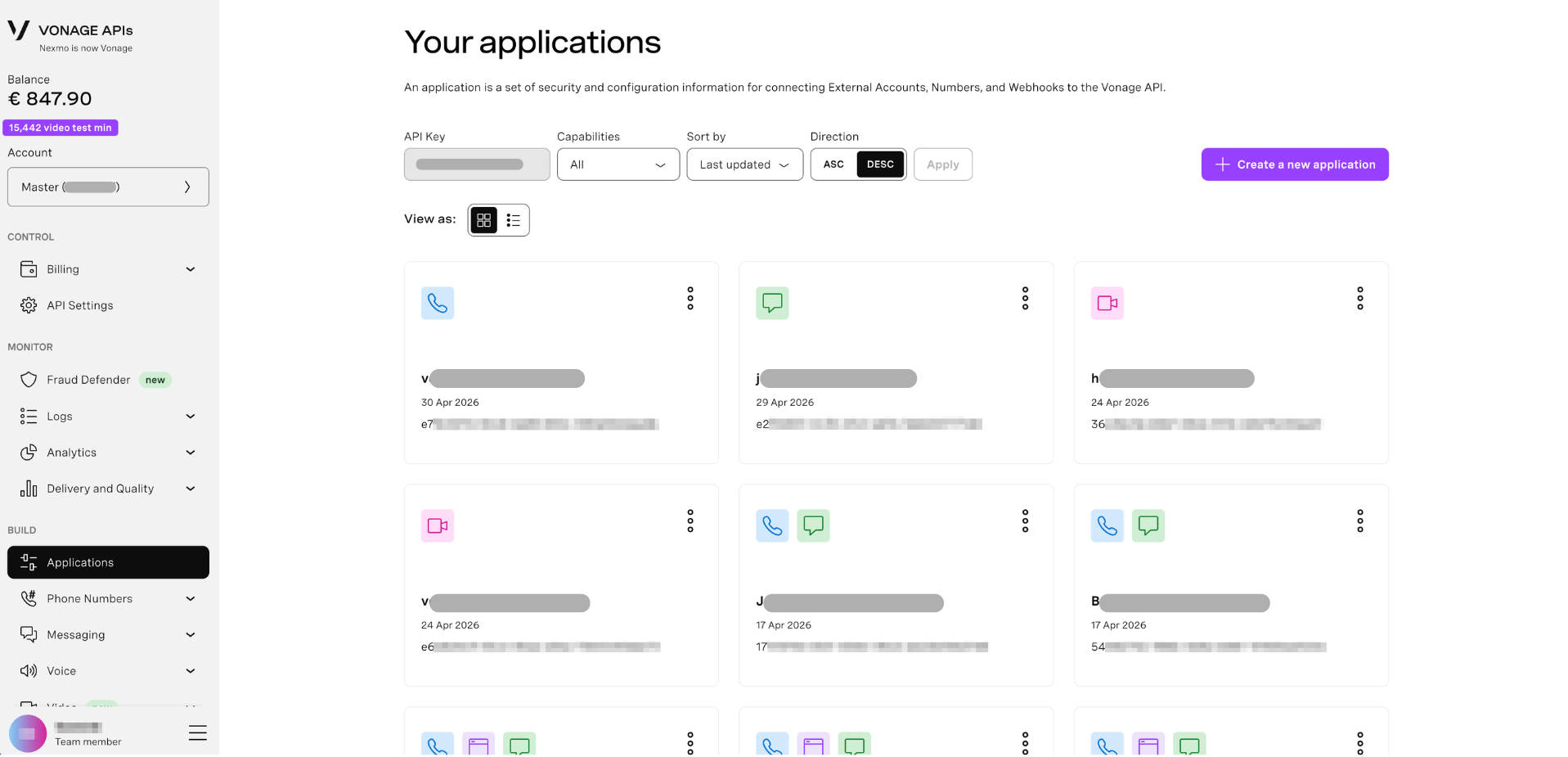 Your Applications