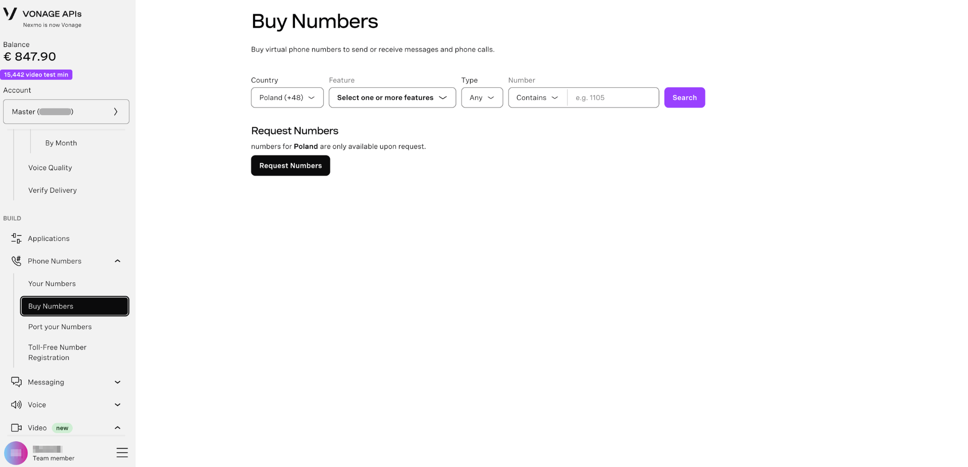 Buy Numbers