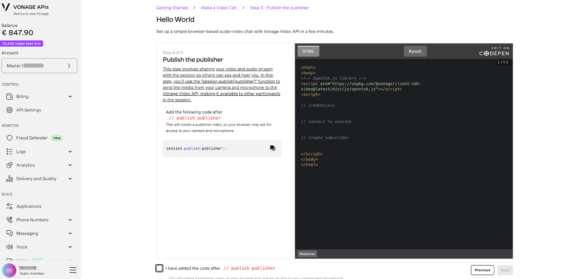 Publish the publisher