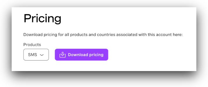 Pricing