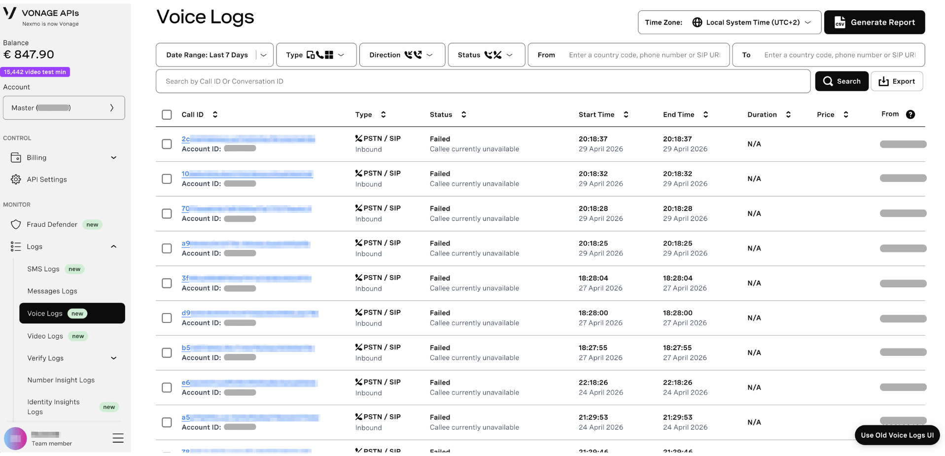 Voice Logs