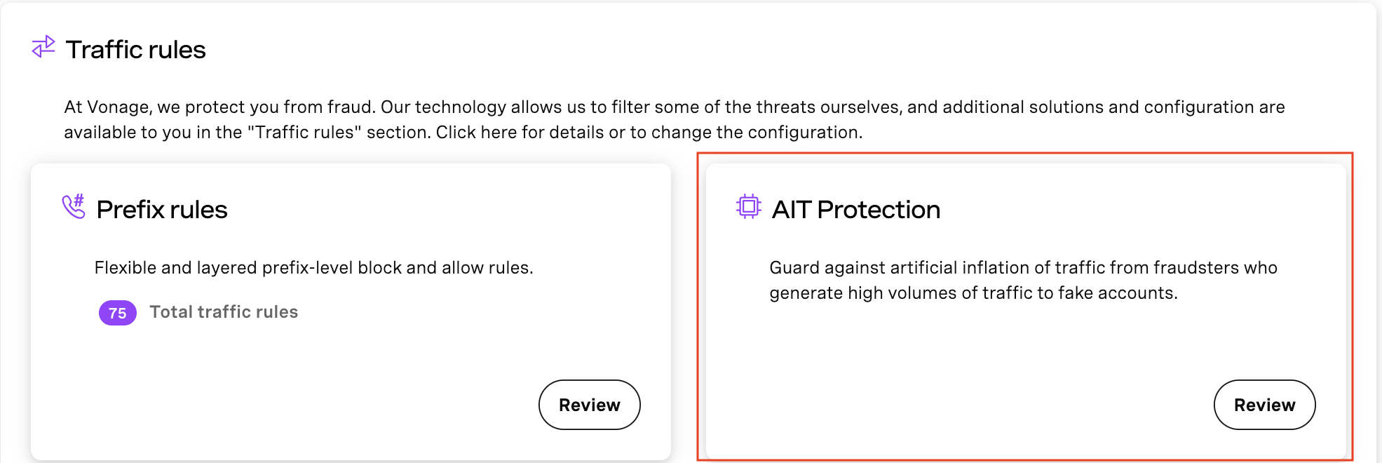 Dashboard AIT protection