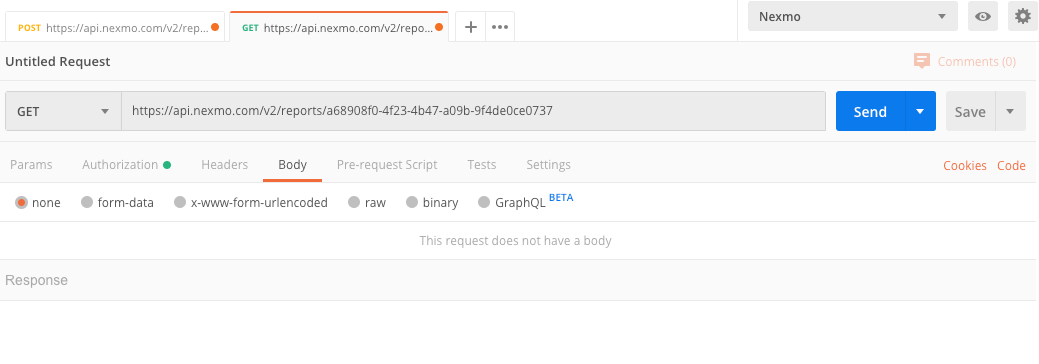 Create a CSV report using a graphical tool