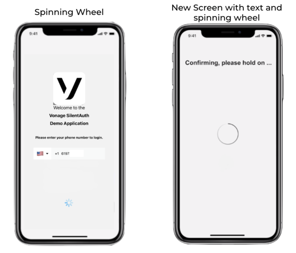 Silent Authentication Spinning Wheel