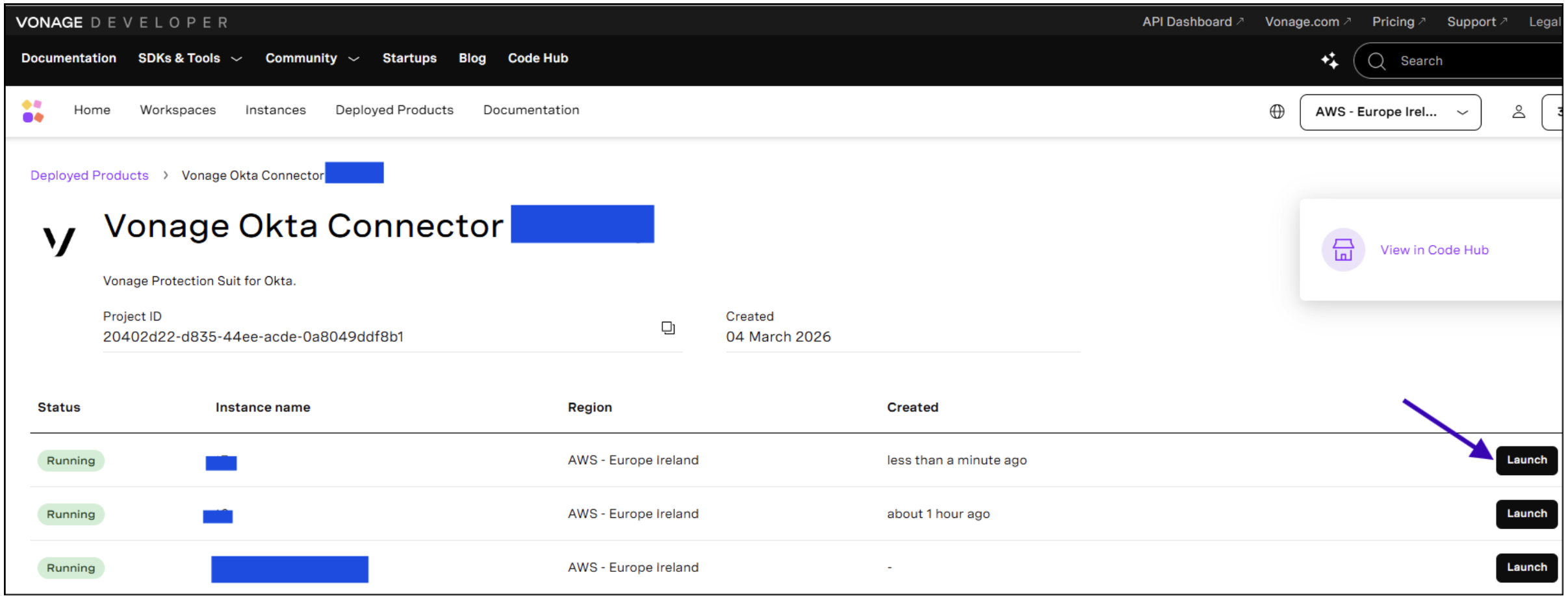 Launch the Admin App