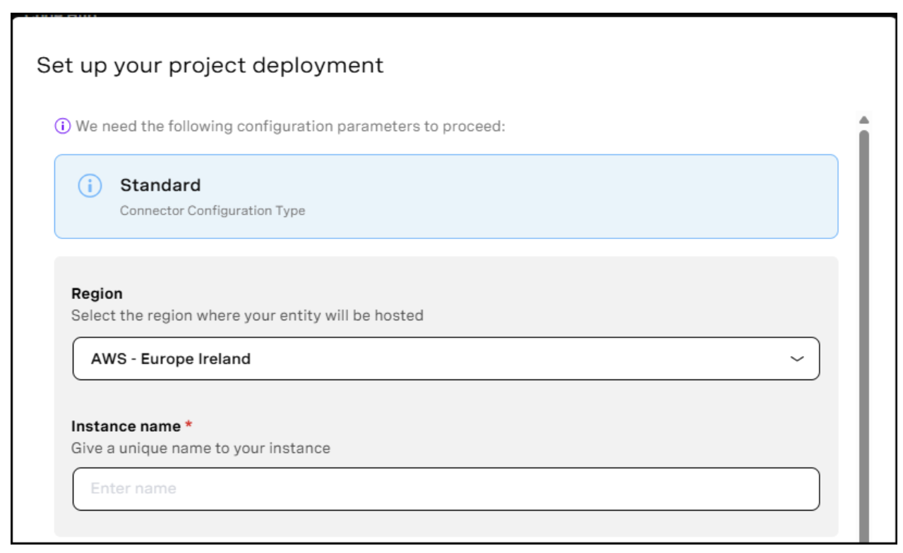 Set up your project parameters part 1