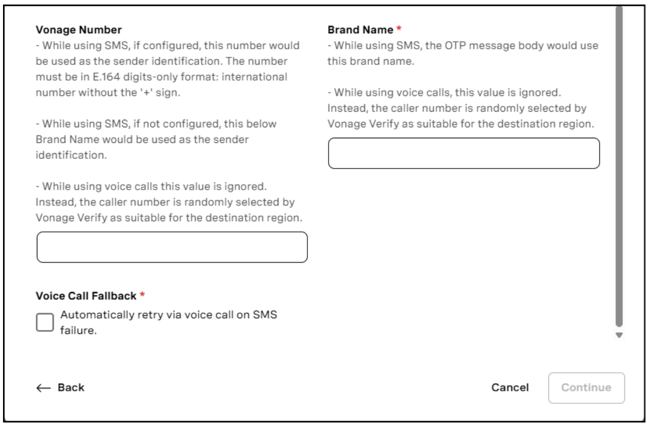 Set up your project parameters part 2