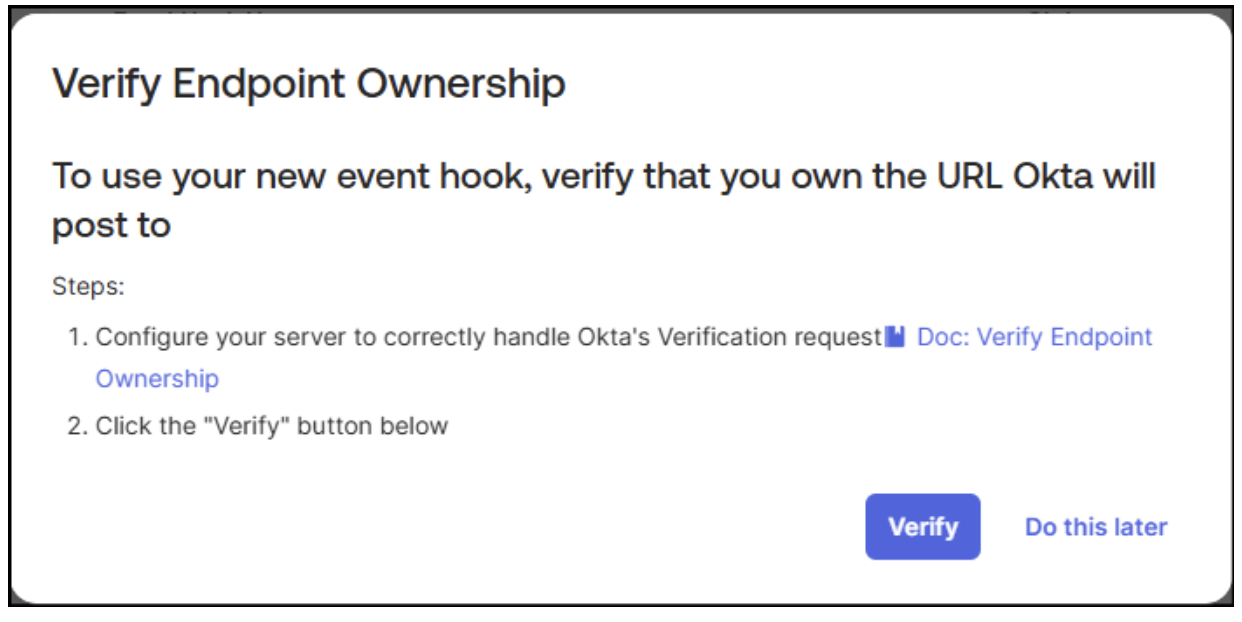Verify Connectivity