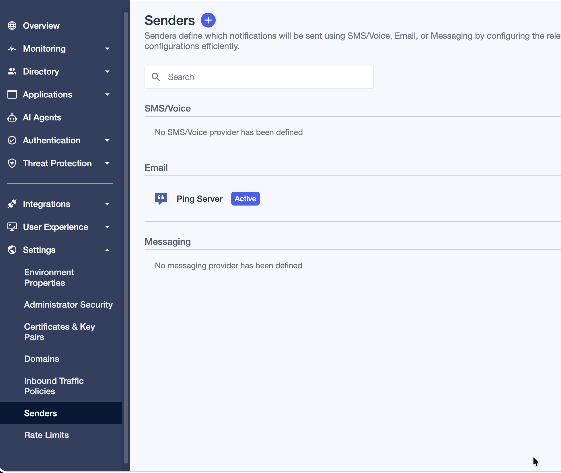 Vonage Protection Suite for PingOne Custom Notification Provider