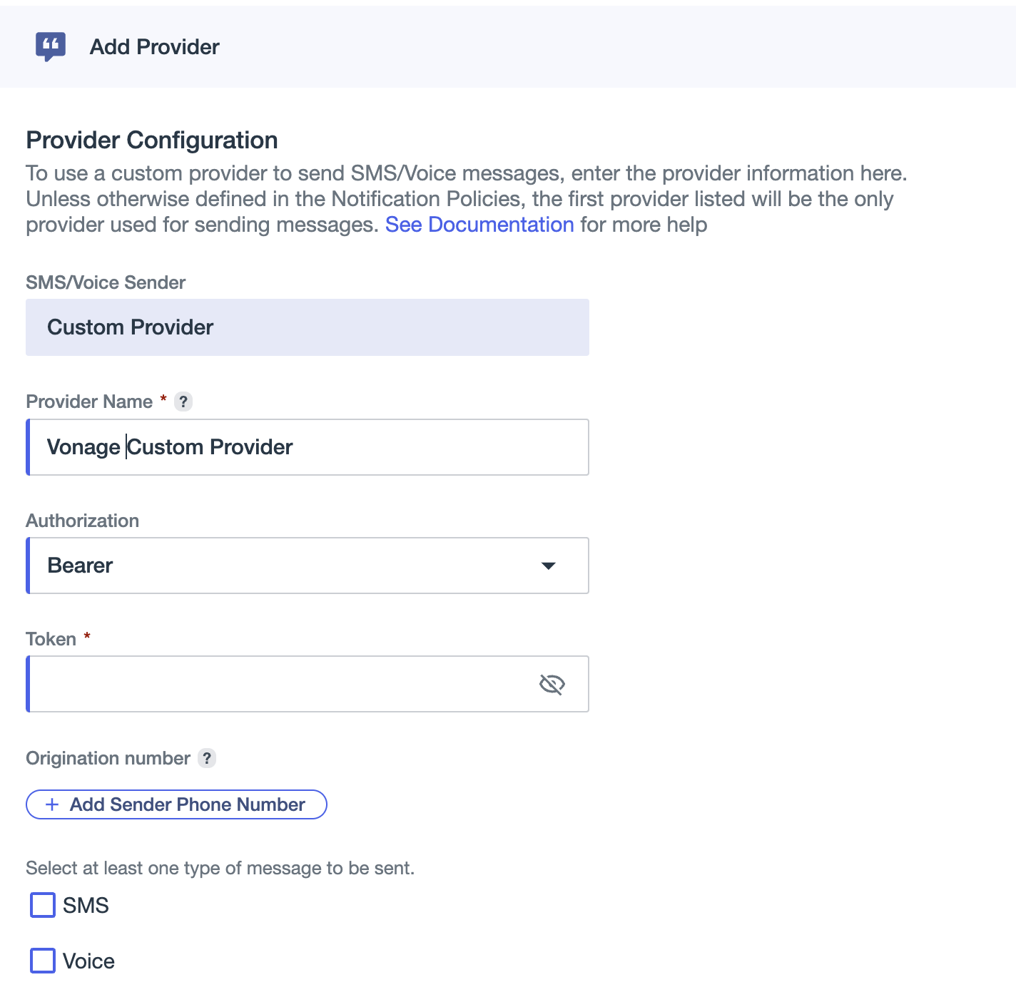 Vonage Protection Suite for PingOne Custom Notification Provider continuation