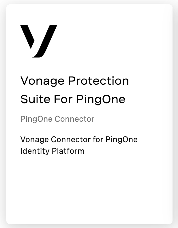 Vonage Protection Suite for PingOne deploy instance