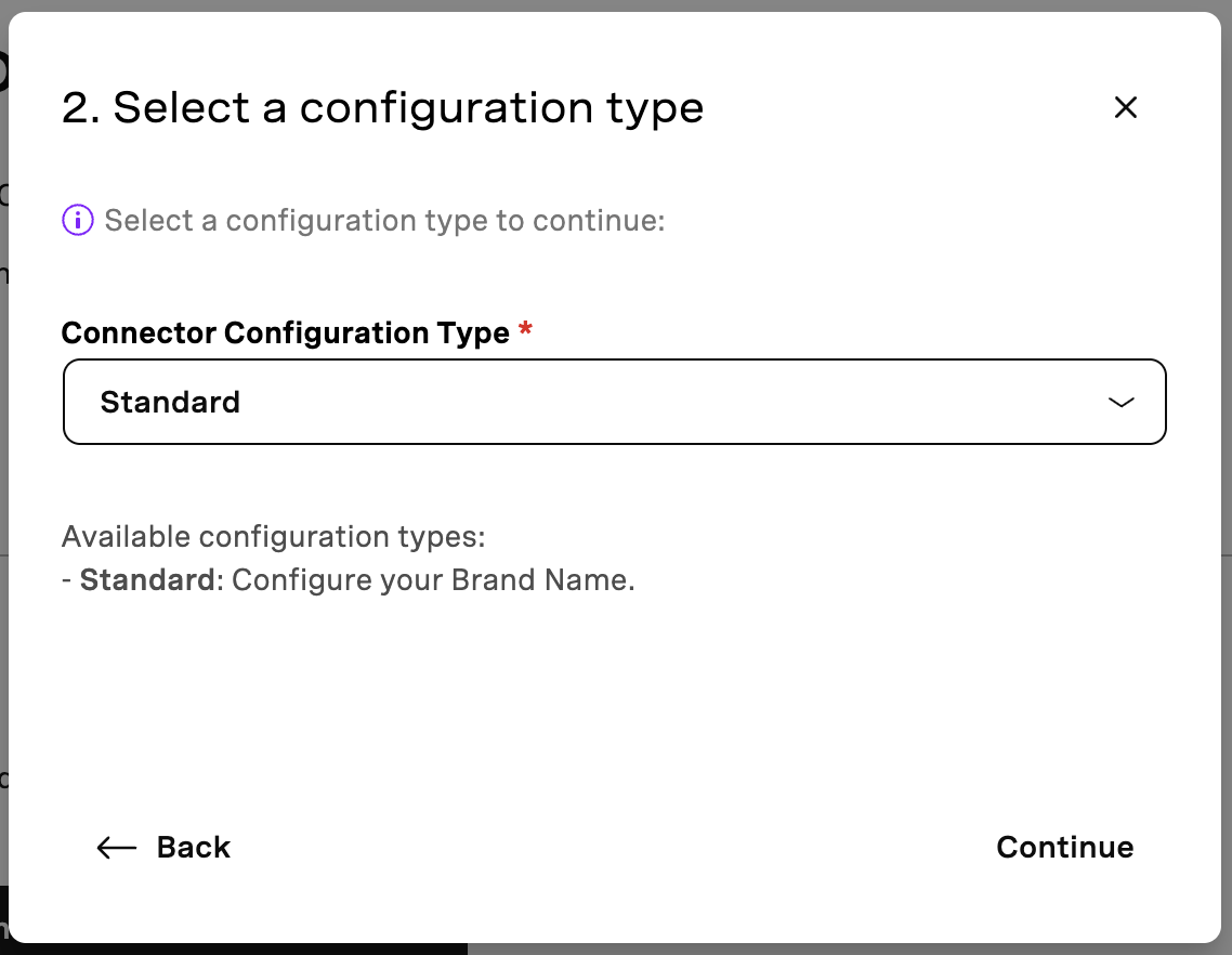 Vonage Protection Suite for PingOne choose standard configuration