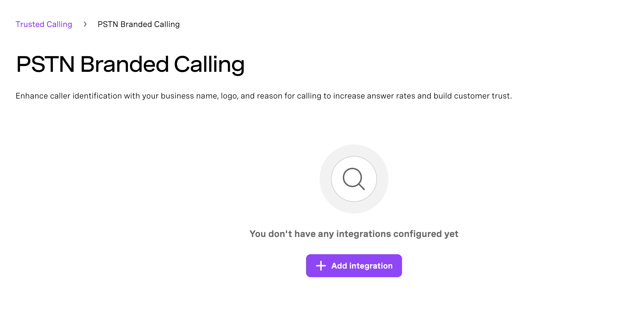 Voice PSTN Branded Calling
