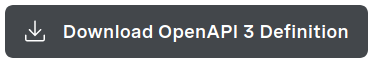 Button with label: Download OpenAPI3 Definition